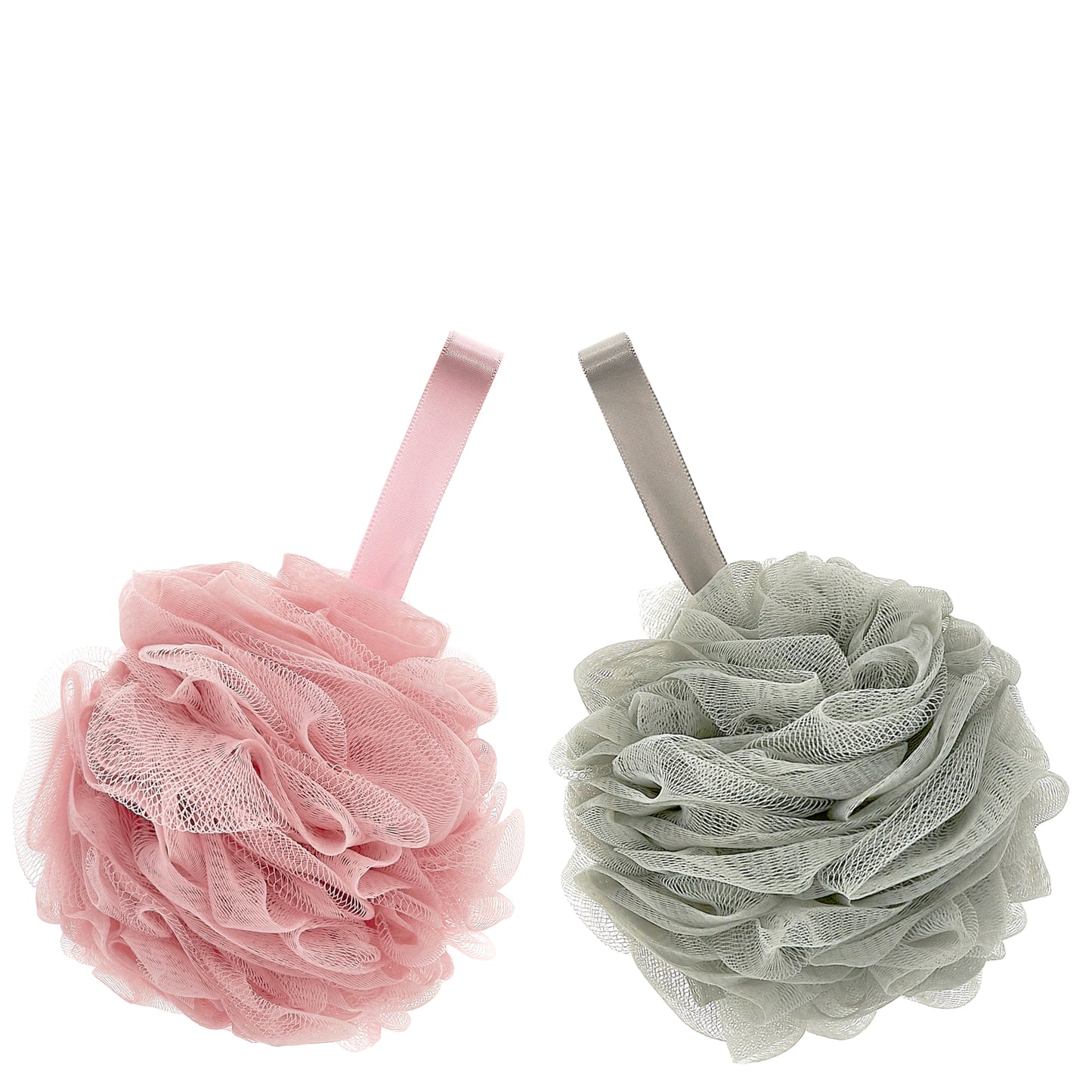 MESH SPONGES 2 PK (PINK / GREY)