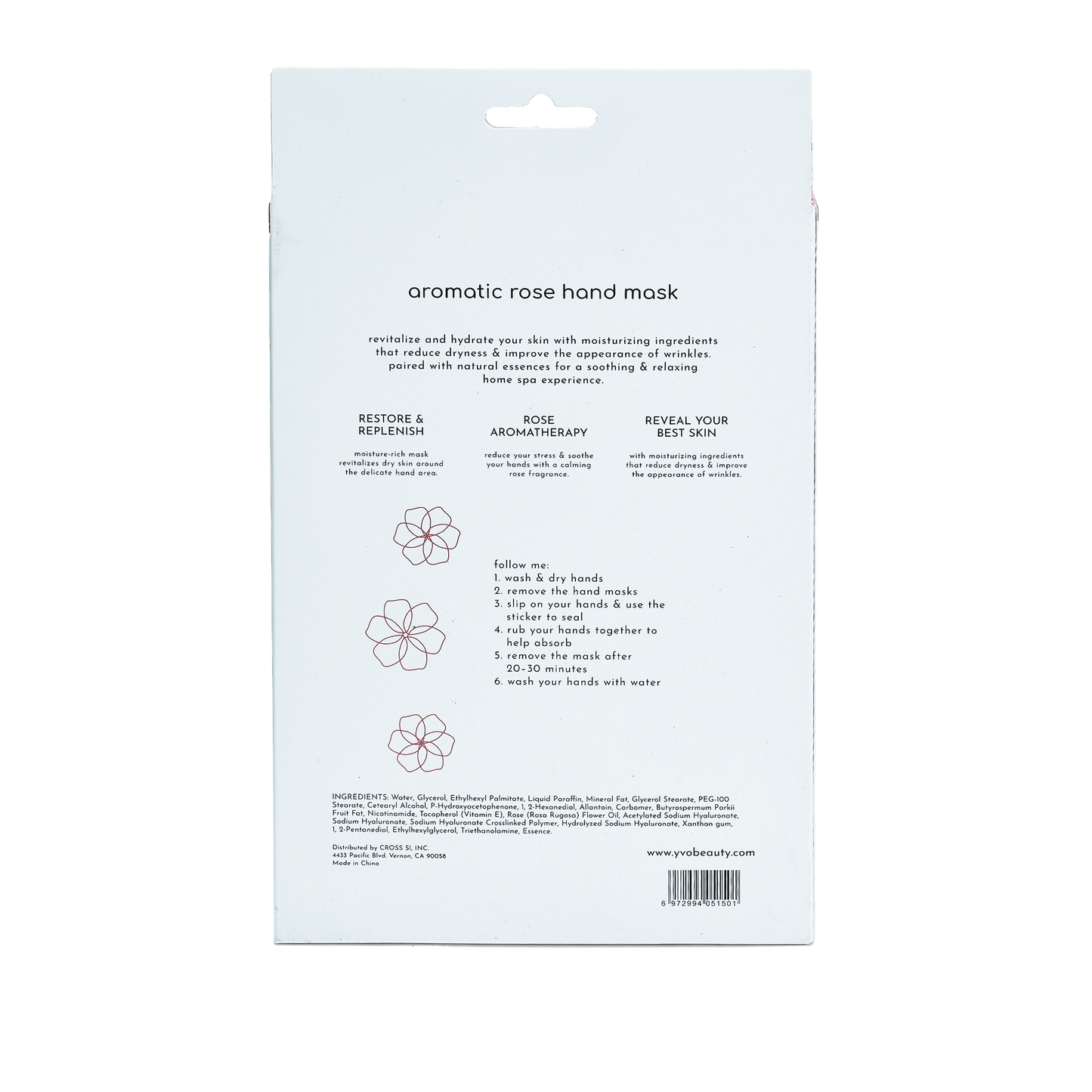 Smooth Manicure Aromatic Rose Hand Mask