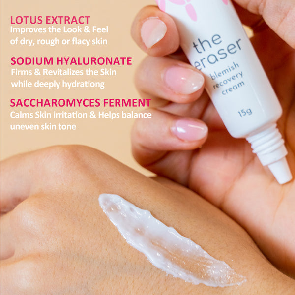The Eraser Blemish Recovery Cream yvo beauty