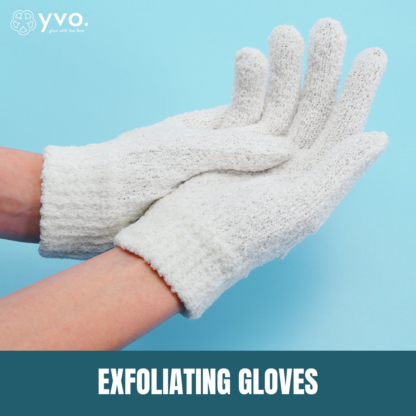 ORGANIC COTTON EXFOLIATING BODY GLOVES