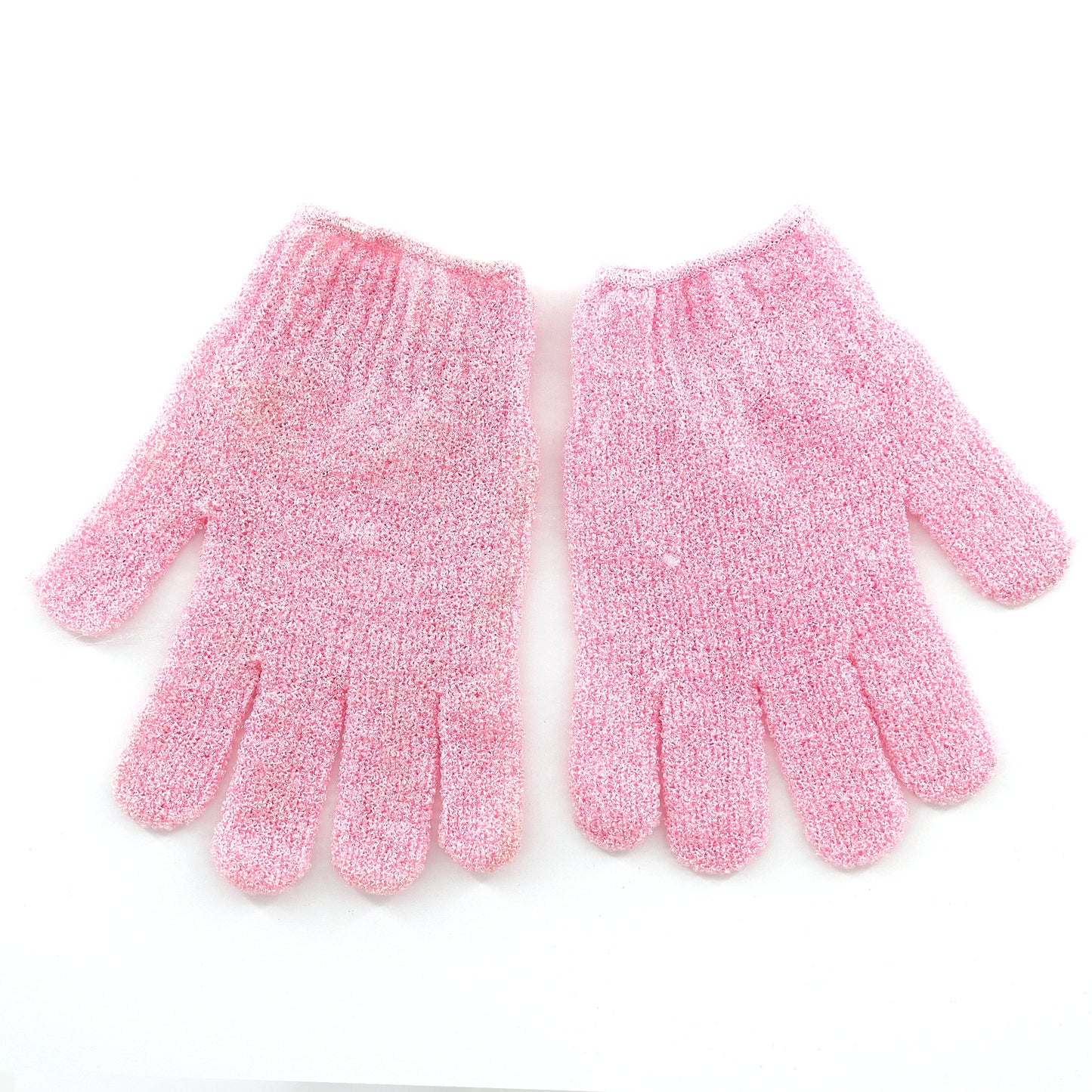 EXFOLIATING GLOVES ( PINK / BLUE )