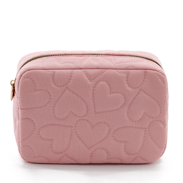 Ellison+Young Check Yourself Cosmetic Bag – Pink – Beautyhabit