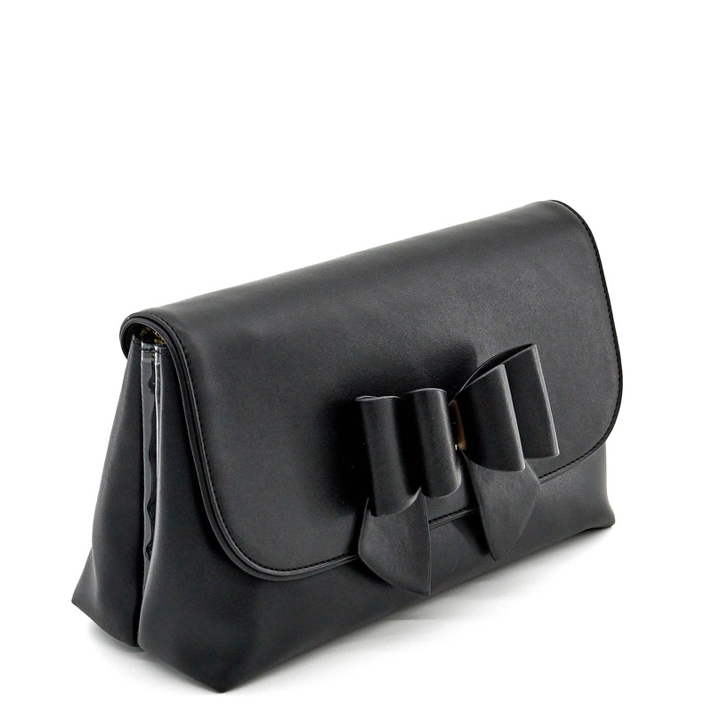 Signature Bow - Ballet Flap Pouch (Black)