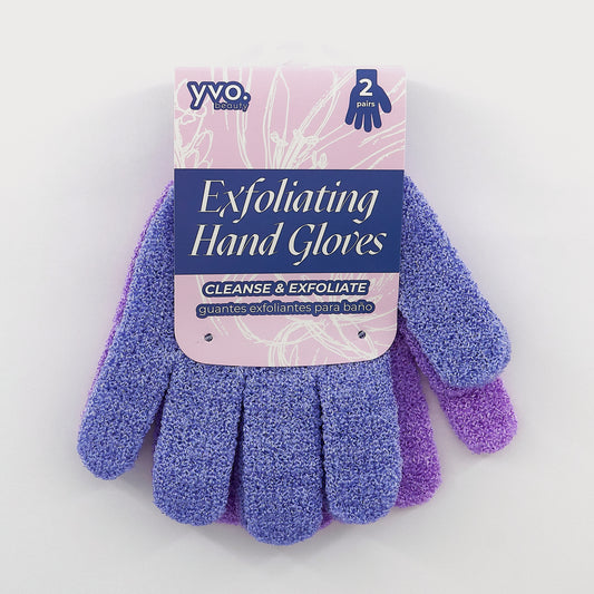 EXFOLIATING GLOVES (PURPLE / PINK)