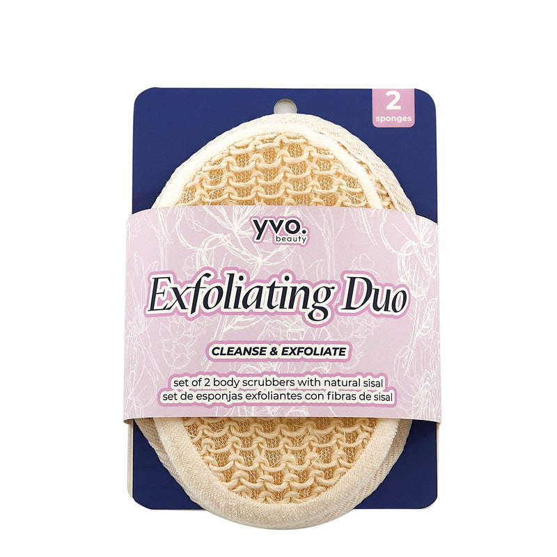 EXFOLIATING SPONGE WITH NATURAL SISAL