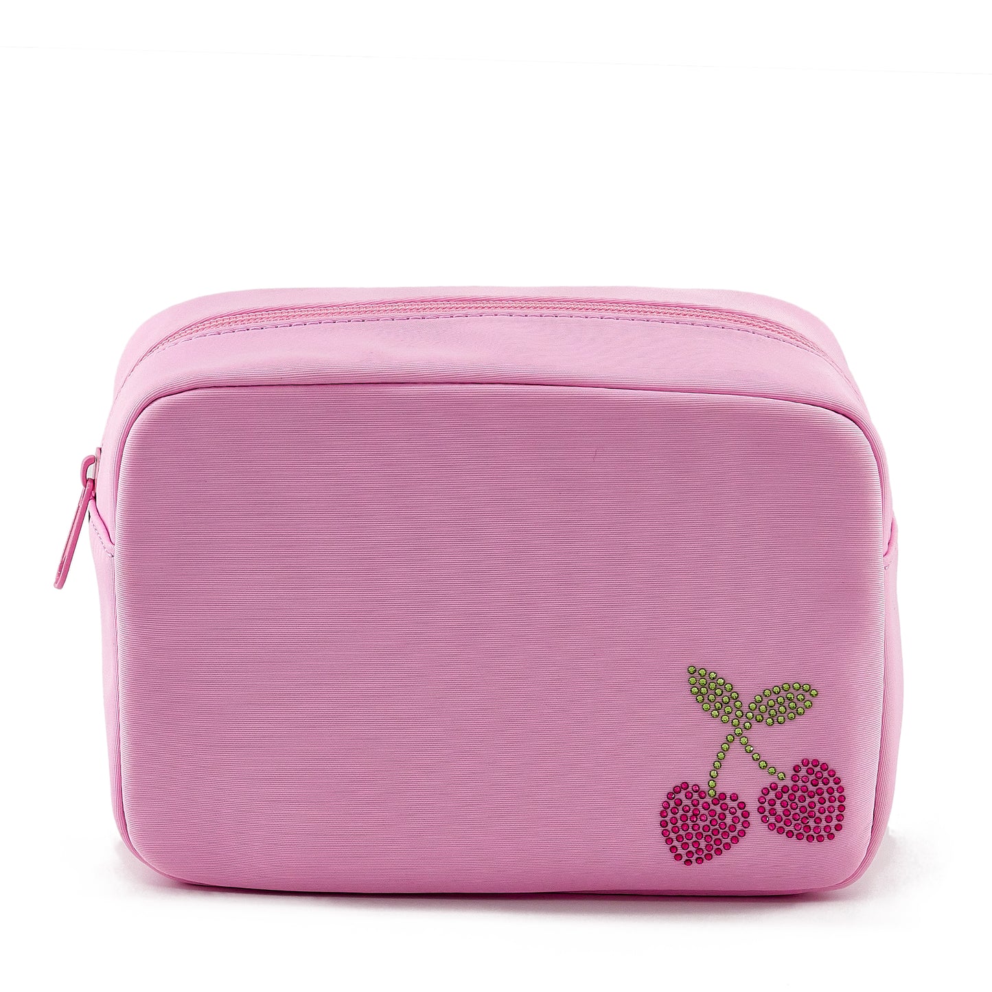 Rhinestone Cherry – Carry-All Rectangle Pouch (PINK)