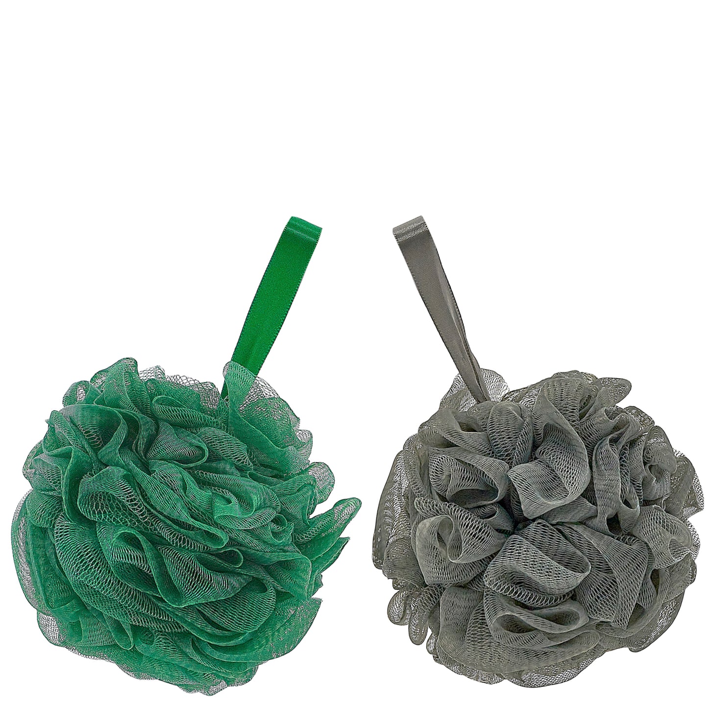 MESH SPONGES 2 PK (GREEN / CHARCOAL)