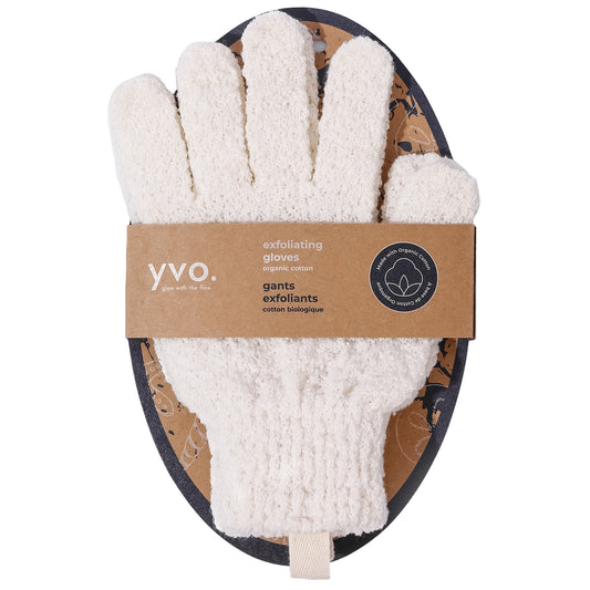 ORGANIC COTTON EXFOLIATING BODY GLOVES