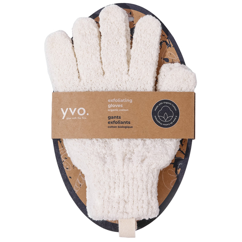 ORGANIC COTTON EXFOLIATING BODY GLOVES