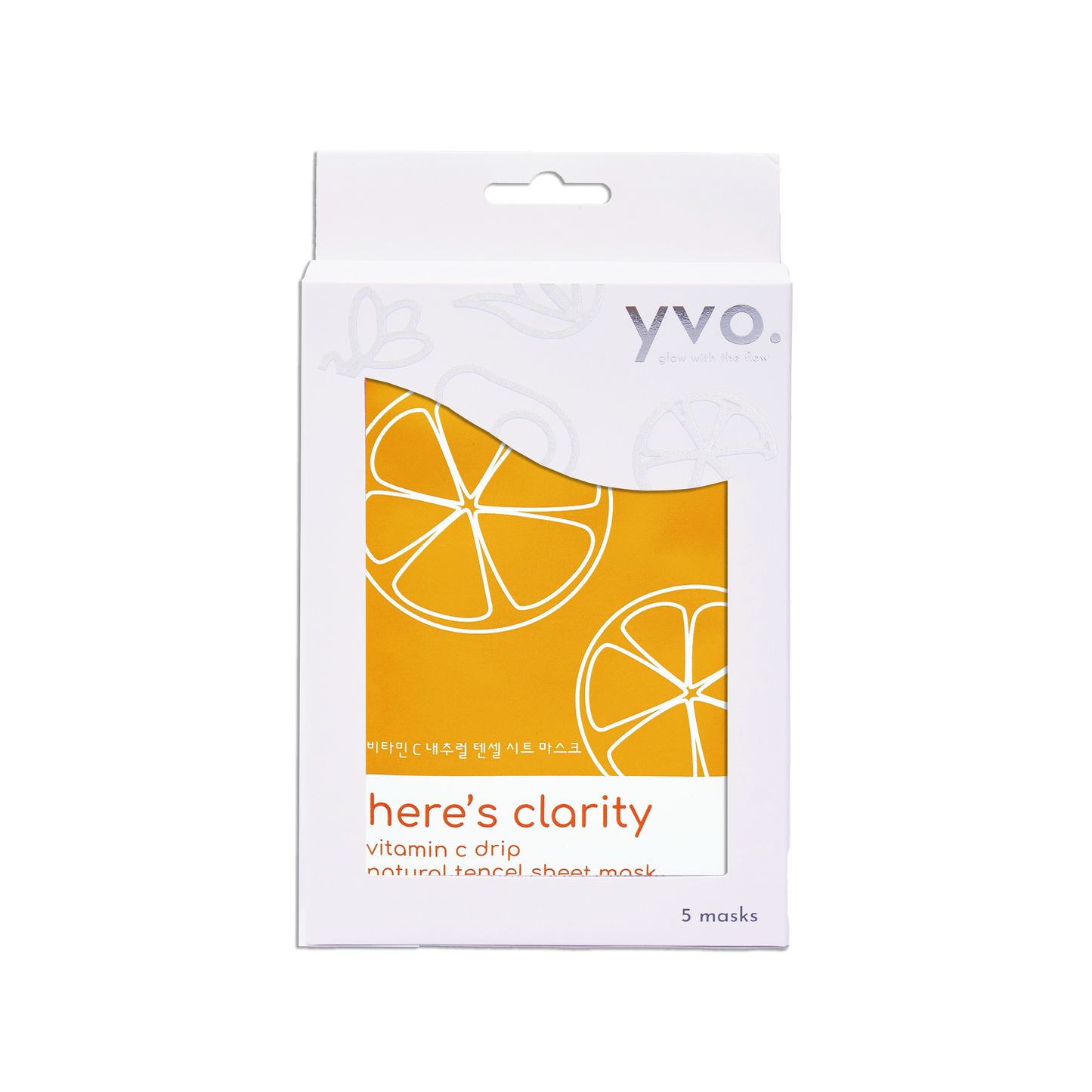 Here's Clarity Vitamin Drip Sheet Mask