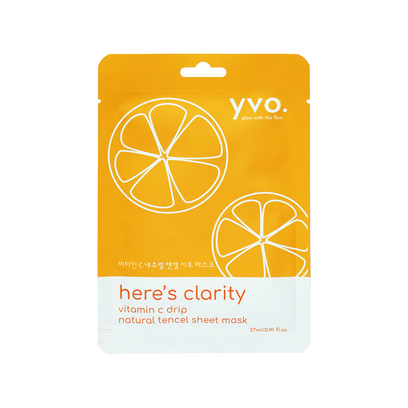 Here's Clarity Vitamin Drip Sheet Mask