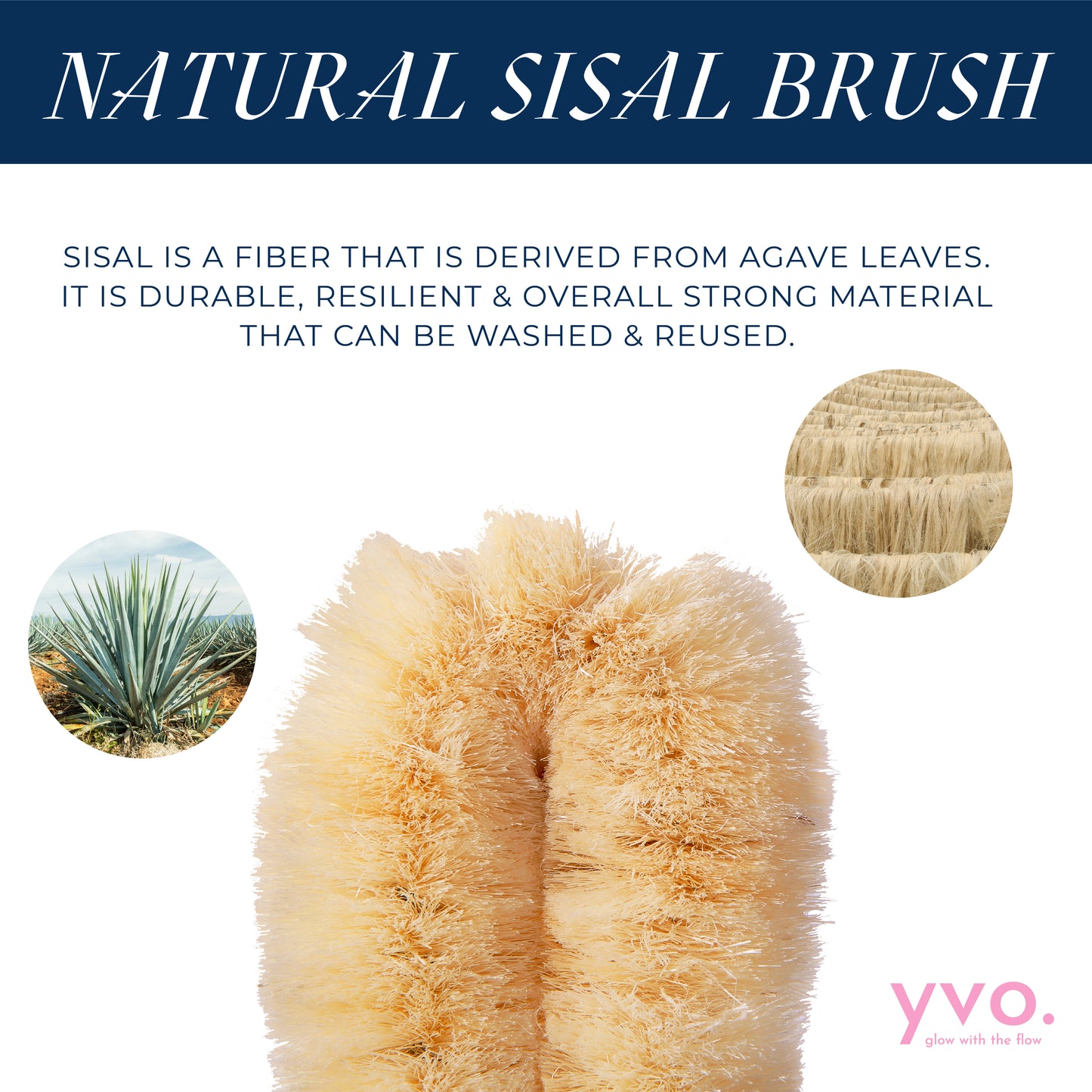 SISAL EXFOLIATING DRY BRUSH