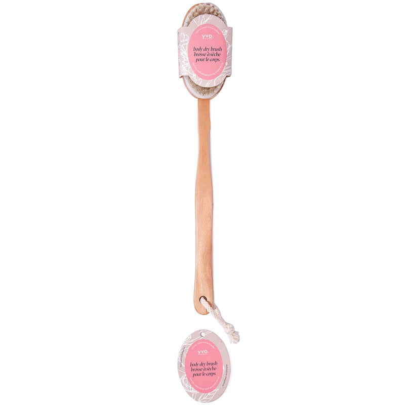 LONG HANDLE EXFOLIATING DRY BRUSH