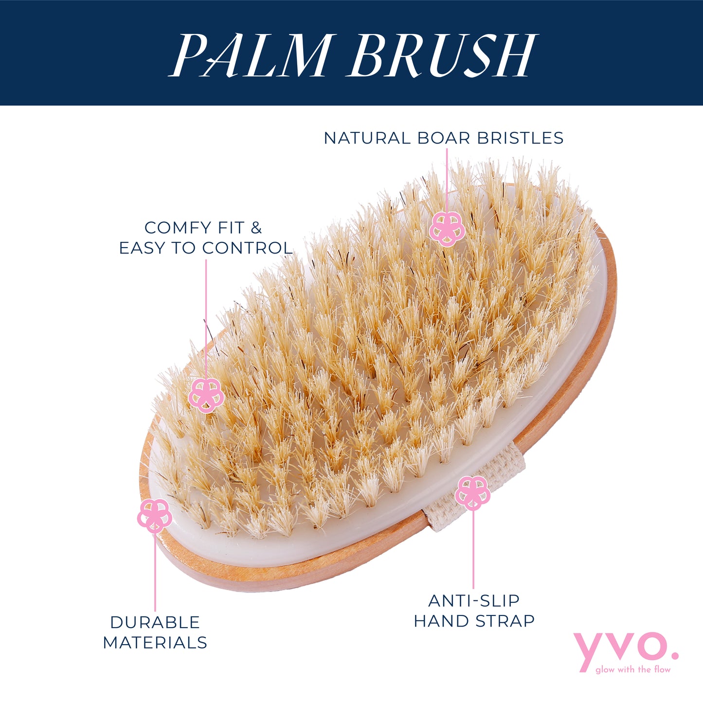 PALM SIZE DRY BODY BRUSH