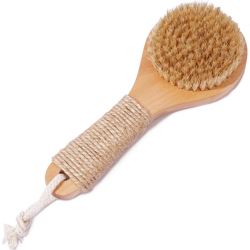 SMALL HANDLE BODY DRY BRUSH WITH JUTE DETAIL