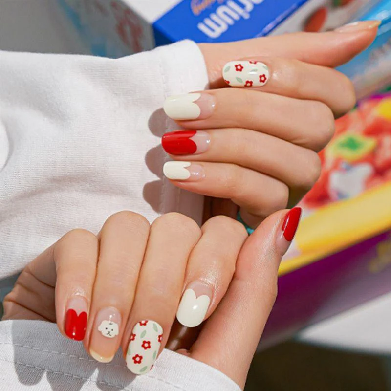 HEART BITE BOW-WOW Nail Stickers