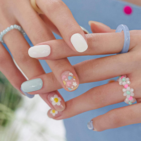EGG FLOWER Nail Stickers