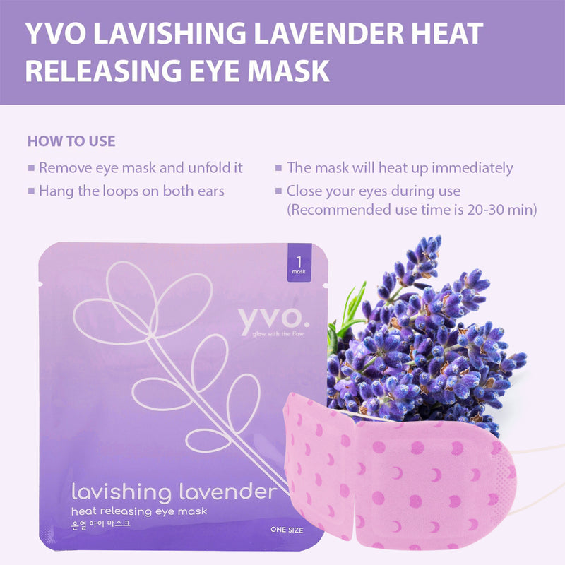 Lavishing Lavender Heat Releasing Eye Mask