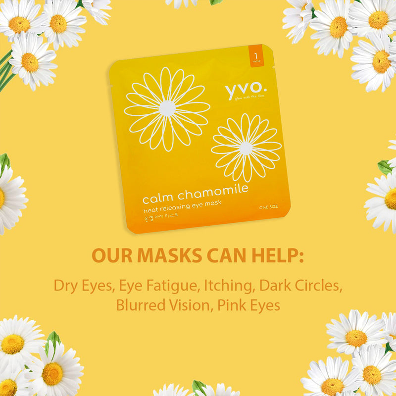 Calm Chamomile Heat Releasing Eye Mask