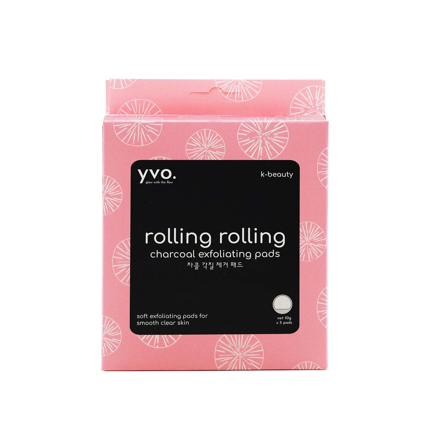 Rolling Rolling Natural Charcoal Exfoliating Pads