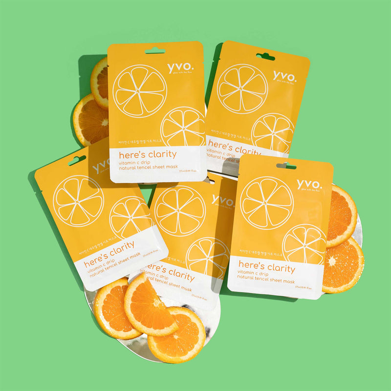 Here's Clarity Vitamin Drip Sheet Mask